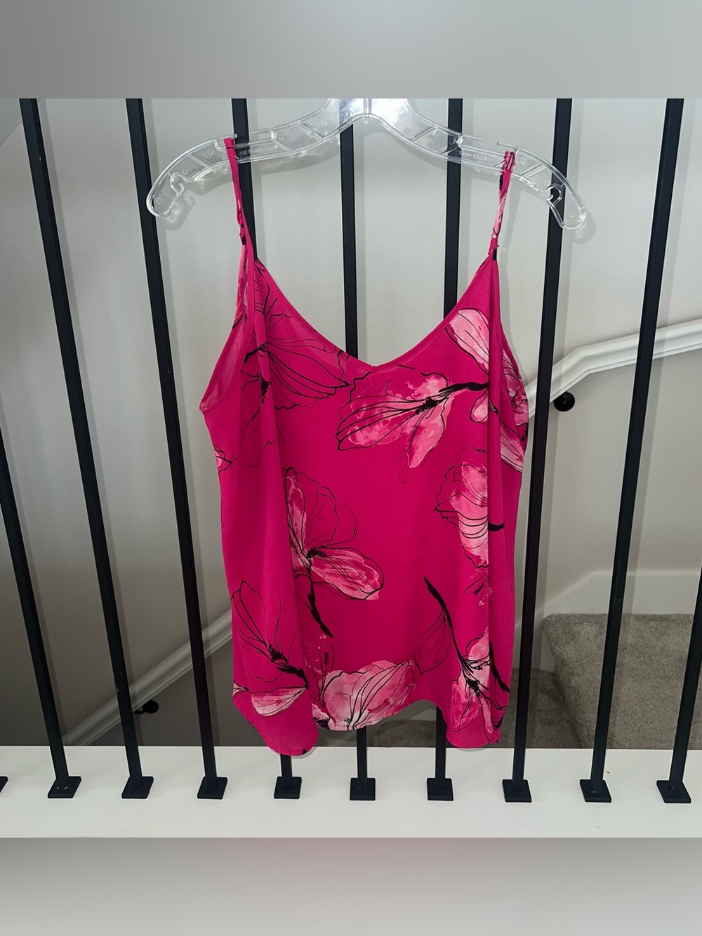 Apt. 9 floral Pink Floral Slip Tank Top